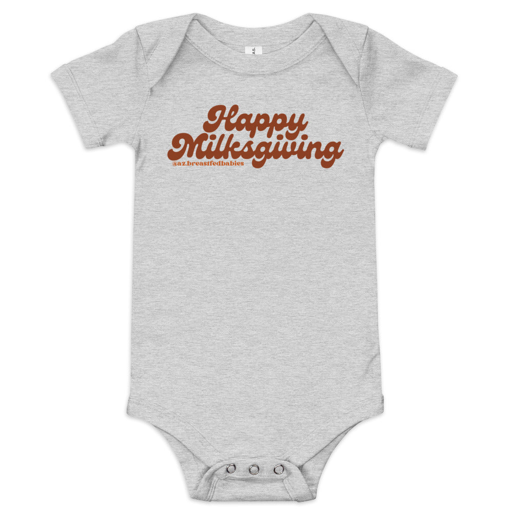 Happy Milksgiving Baby Onesie