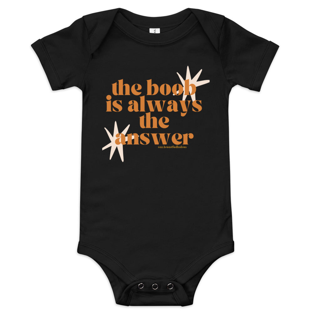 The Boob is the Answer Onesie