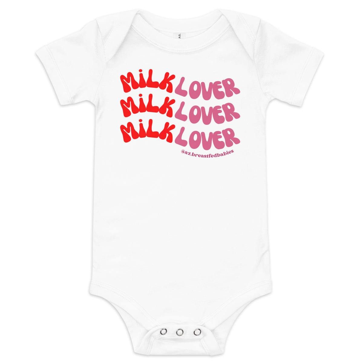 Milk Lover Baby short sleeve one piece