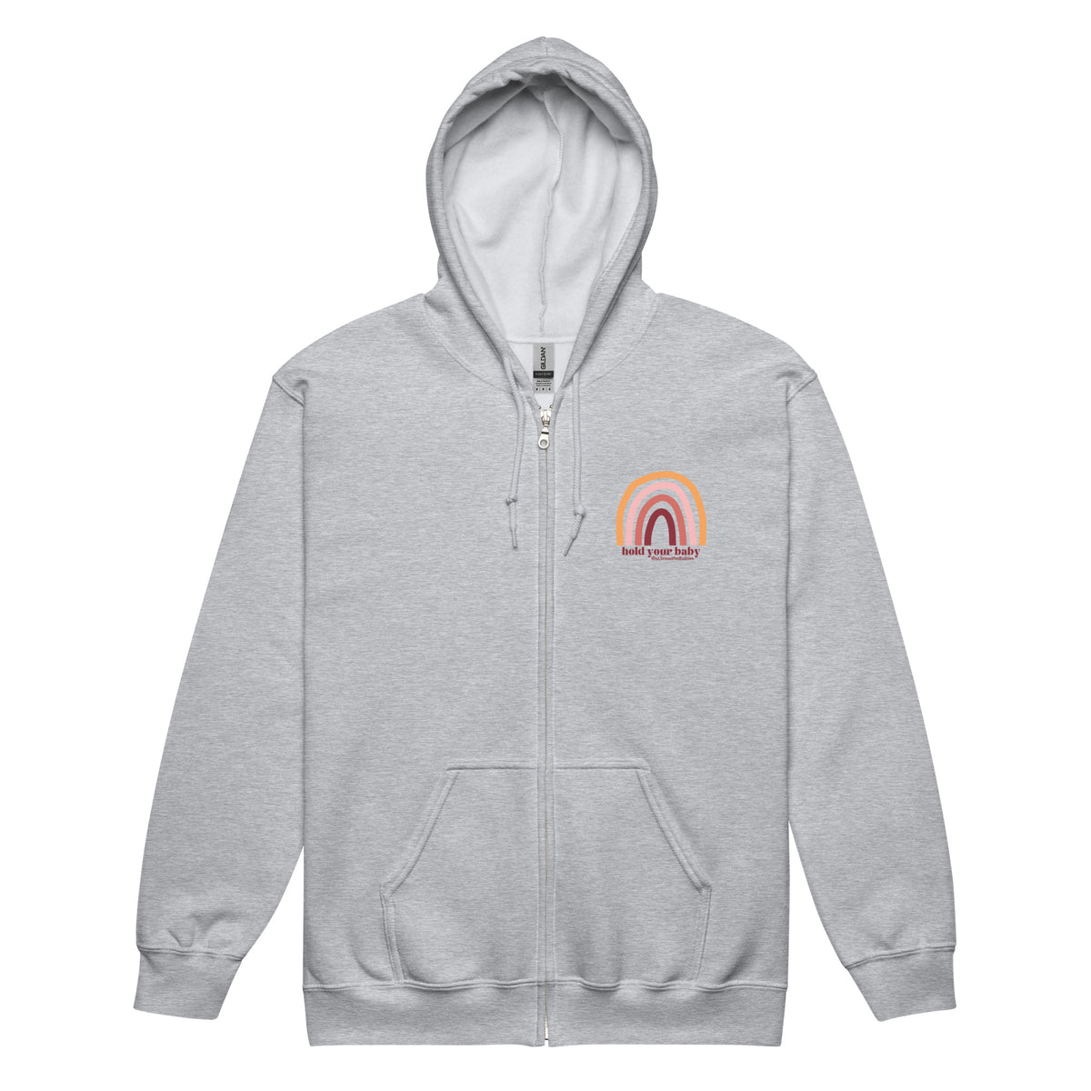 Hold Your Baby Unisex Zip Up Hoodie