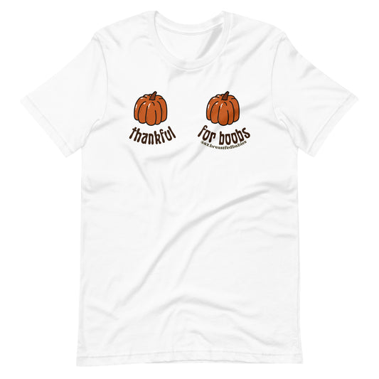 Thankful For Pumpkin Boobs Tee