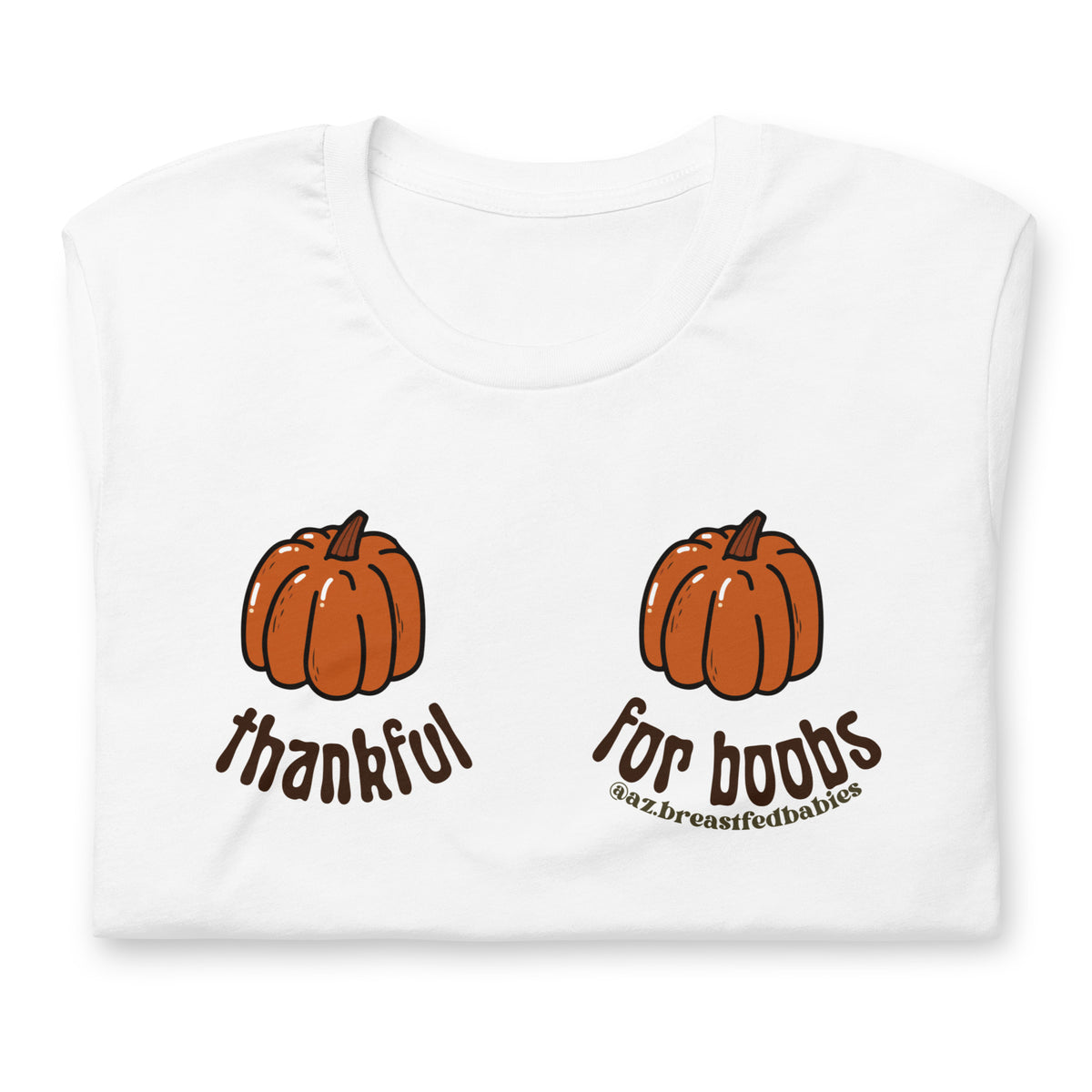 Thankful For Pumpkin Boobs Tee